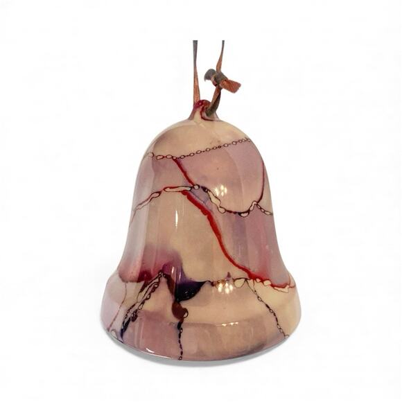 Svendsens Designs Vintage Purple Glass Bell Ornament 1987 For Dayton Hudson - Picture 1 of 6